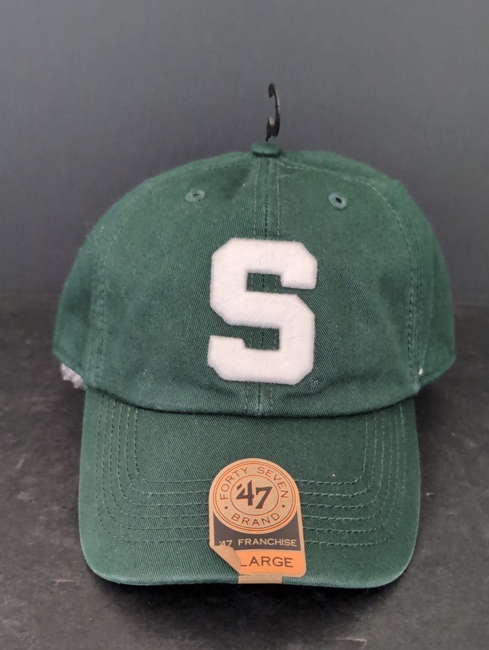 Forty Seven Brand Dark Green Michigan State Spartans Fitted Hat,Size L.